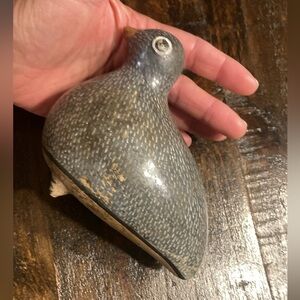 Antique Handmade Clay Bird